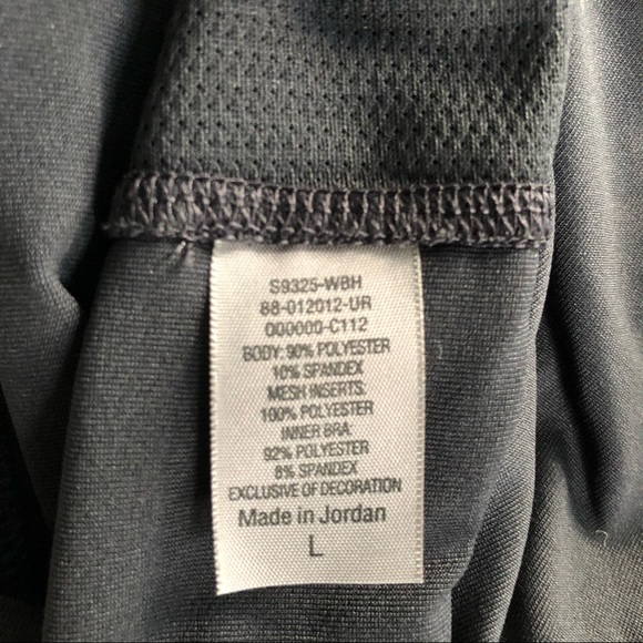 CHAMPION Black High Compression Racer Back Tank L - Picture 6 of 7